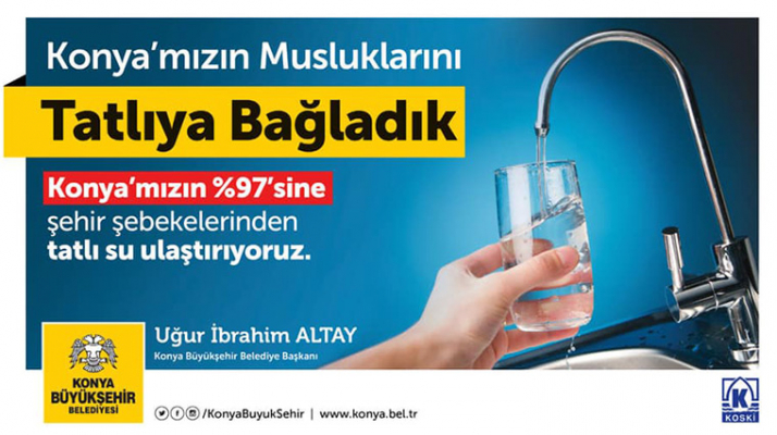 KONYA’DA MUSLUKLARIN YÜZDE 97’SİNDEN TOROSLARIN…