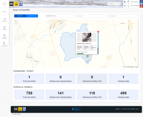 VATANDAŞ KOSKİ ÇALIŞMALARINI ANLIK OLARAK…