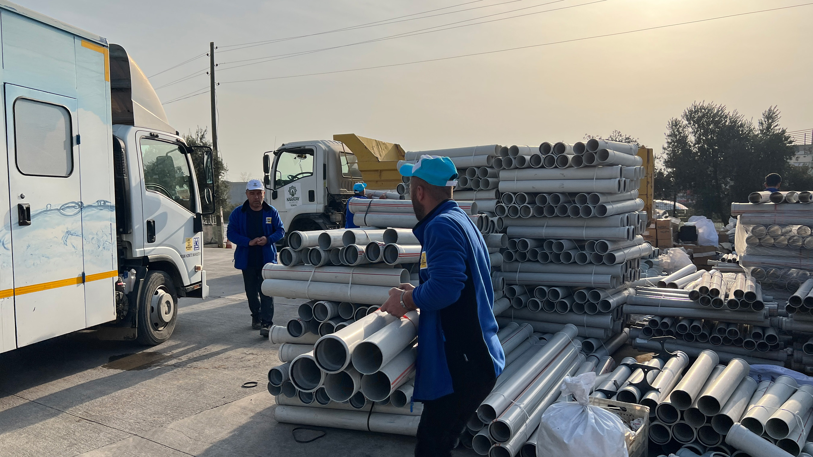 KOSKİ MALZEME DEPOSU KURDU 2