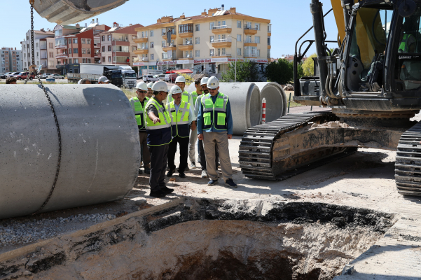 BAŞKAN ALTAY: “2. ETABI DEVAM EDEN KANALİZASYON…