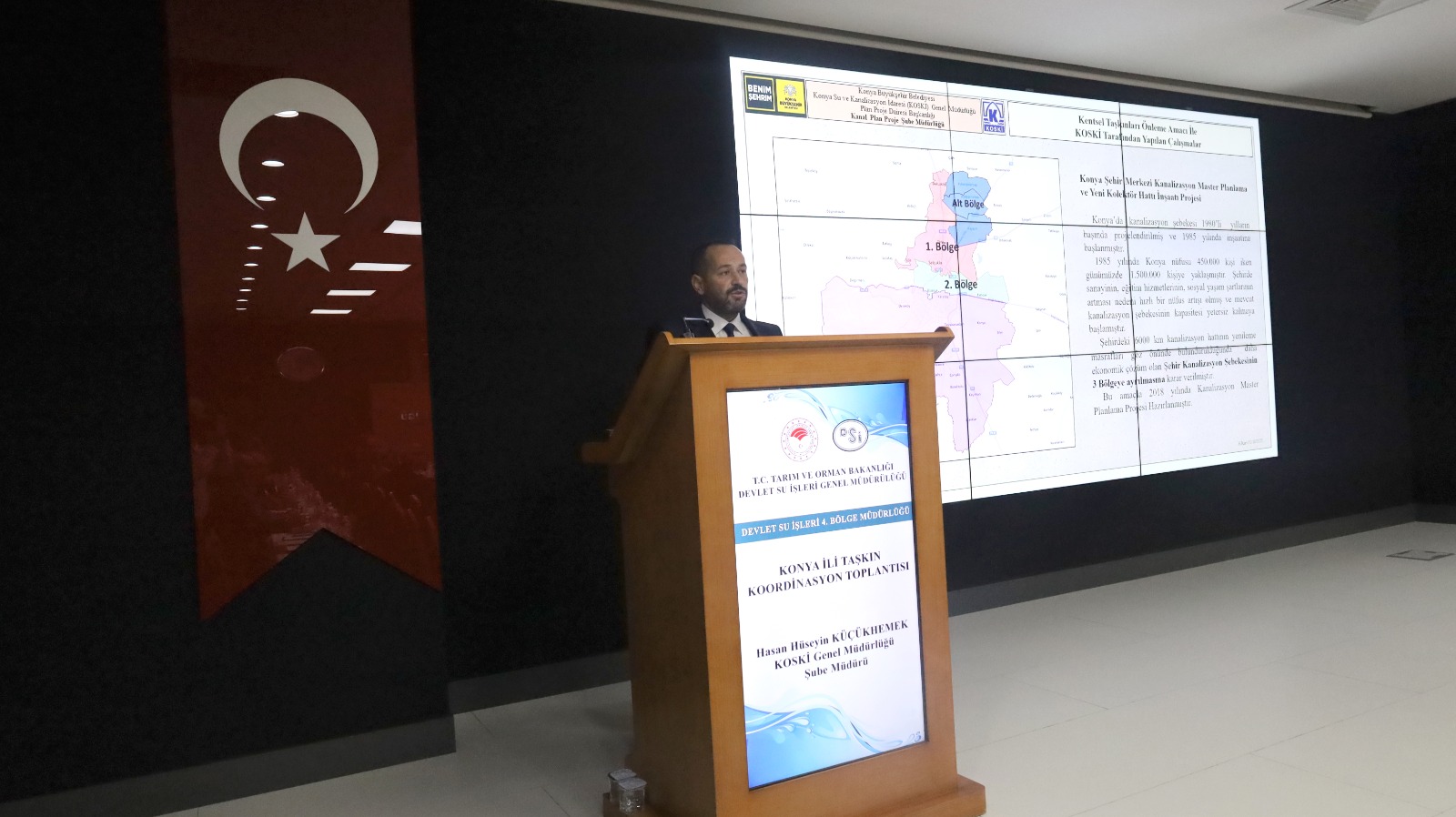 KONYA’DA TAŞKIN RİSKİNE KARŞI KURUMLAR SEFERBER OLDU